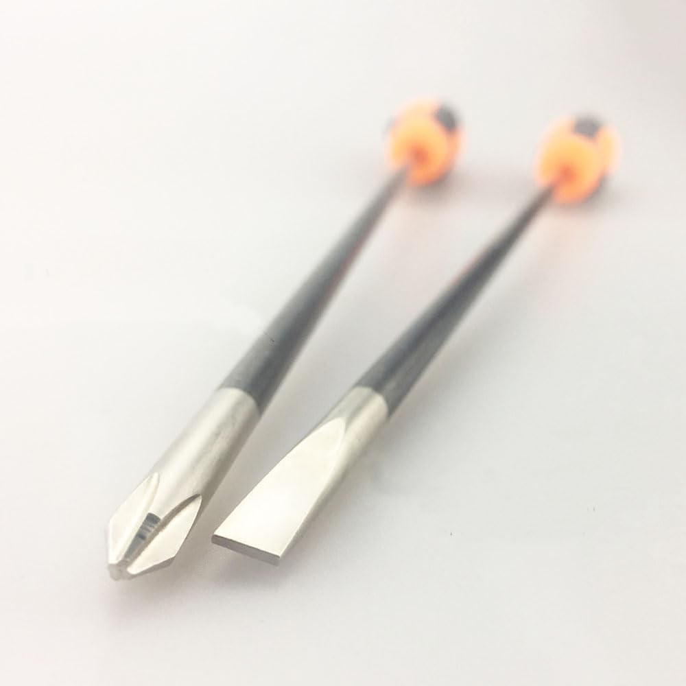 Extra Long Cross Phillips Slotted Screwdriver 6 x 100 mm Magnetic Screwdriver