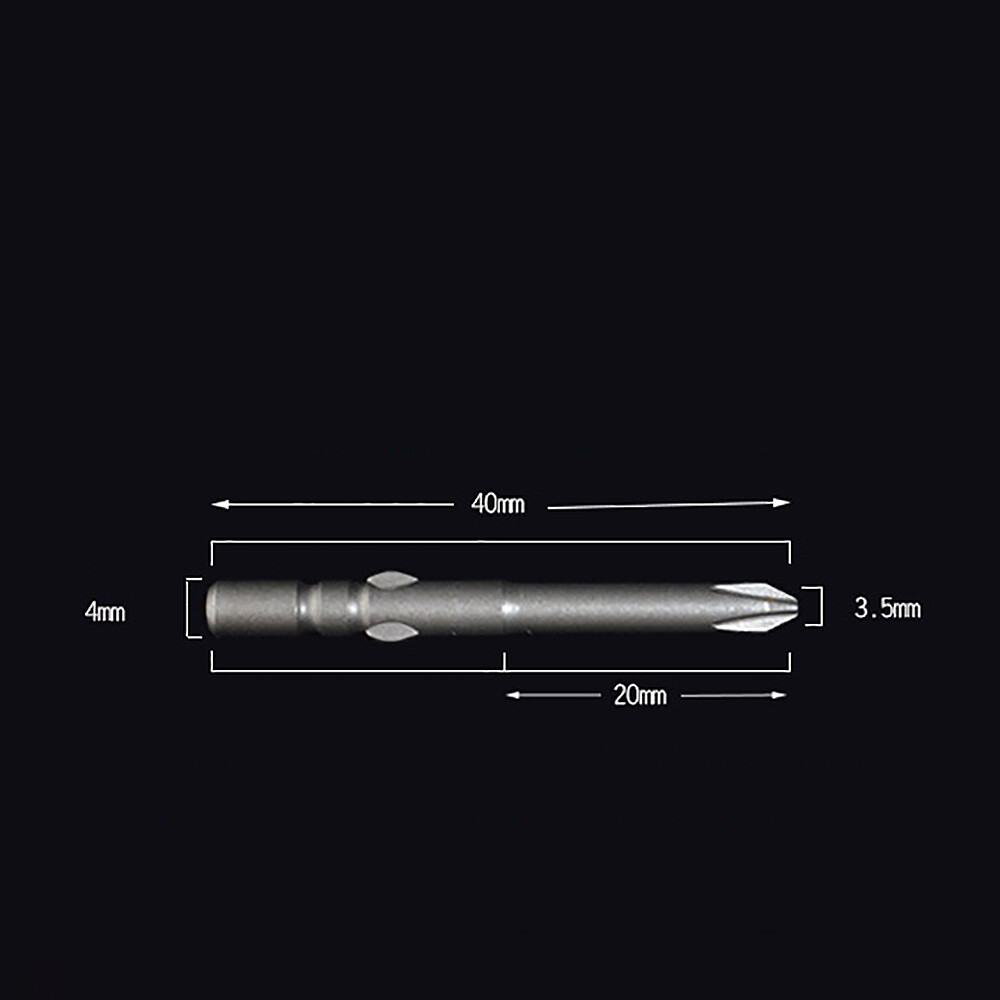60/100mm Phillips Screwdriver Bits High Torque Insert Driver 4mm Round Shank