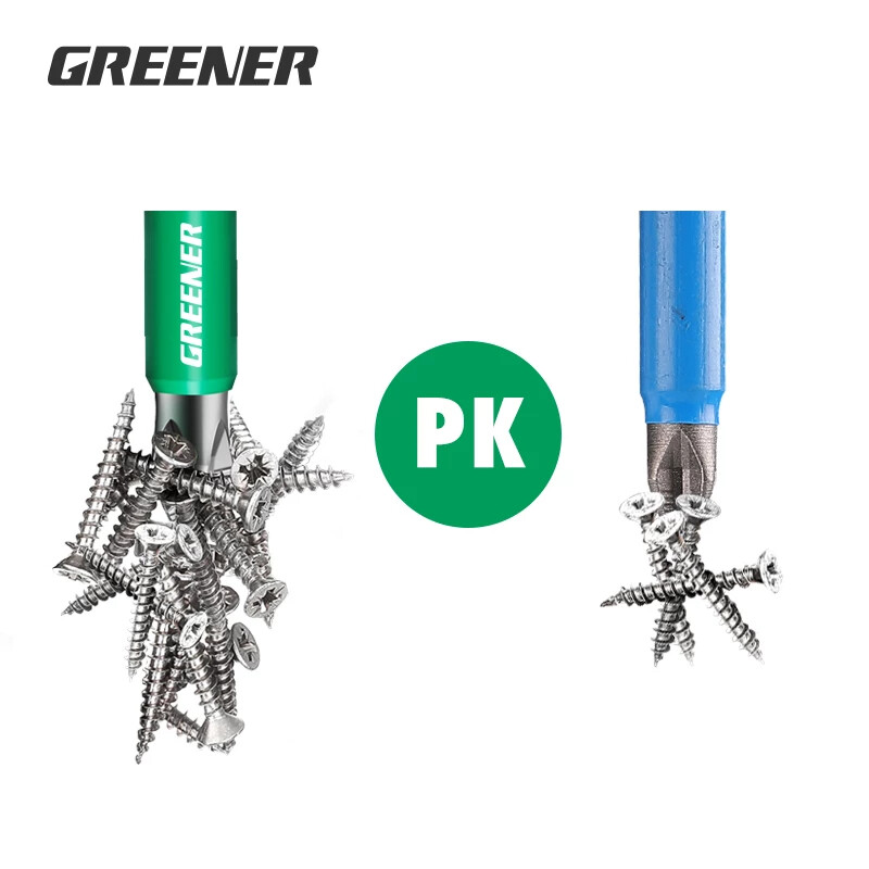 Anti Slip Magnetic Heavy Duty #2 Screw Driver Bit Quick Release 1/4 Hex Shank 6″