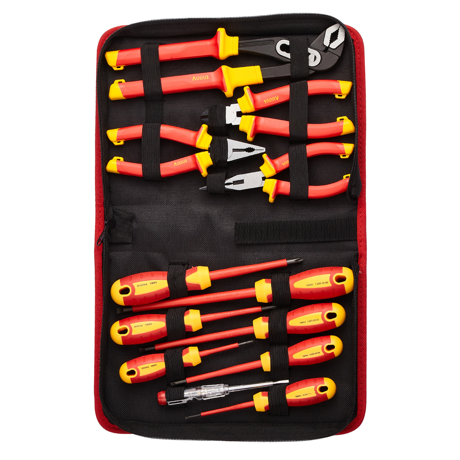 Insulated Screwdriver Set 12-Piece Insulated Tool Set for Electricians 1000V