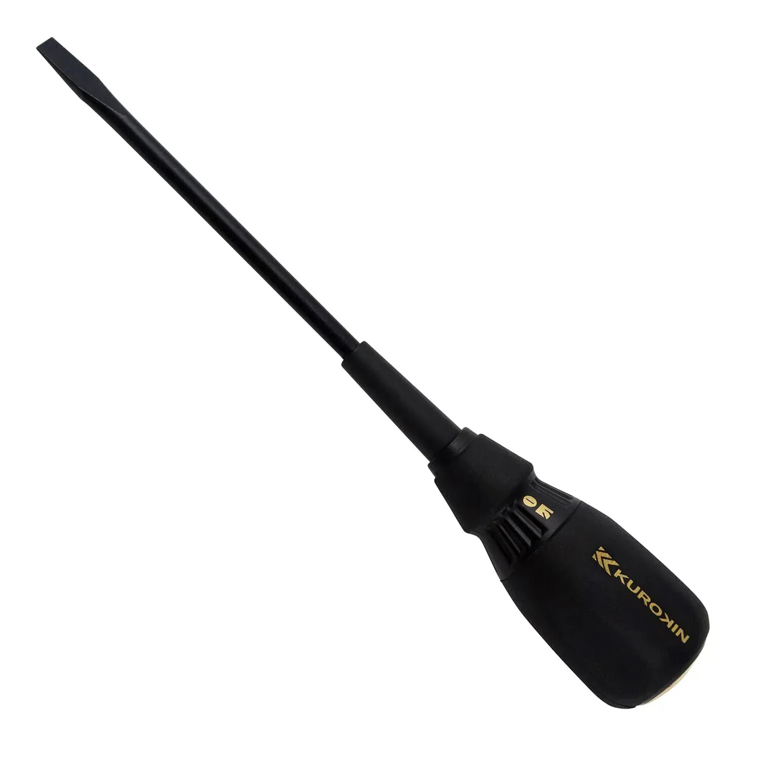 FUJIYA KUROKIN 566K-BG (6×150) Penetration Screwdriver Plastic Grip Magnetic Tip