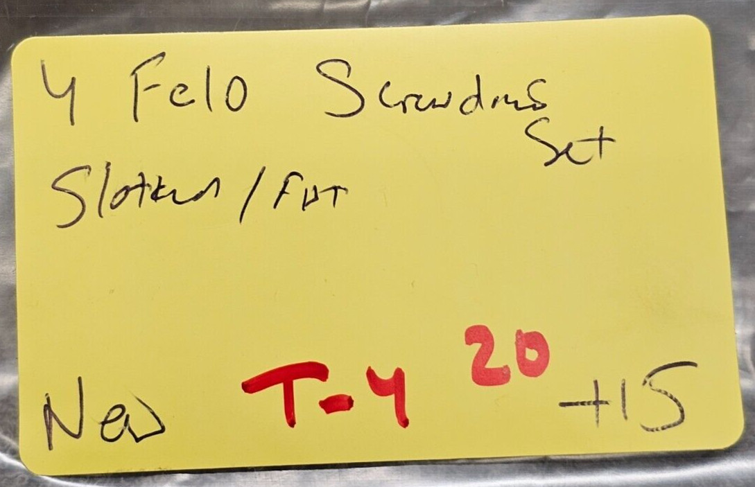 4 Felo Screwdriver Set Slotted Phillips Flat Head 200 202 Germany