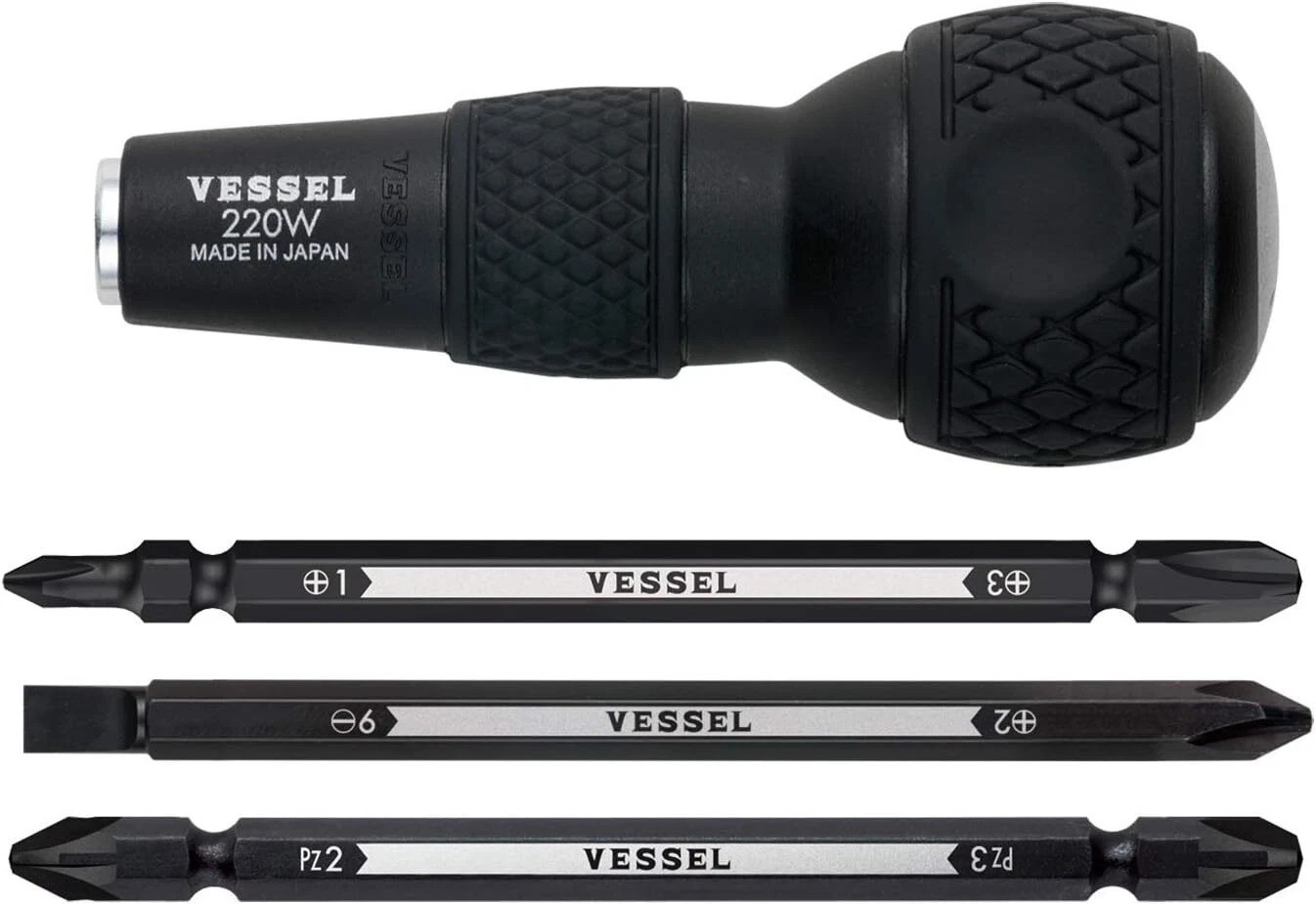 Ball Grip Screwdrivers Set Metric Japanese Motorcycle Drivers for JIS Standard