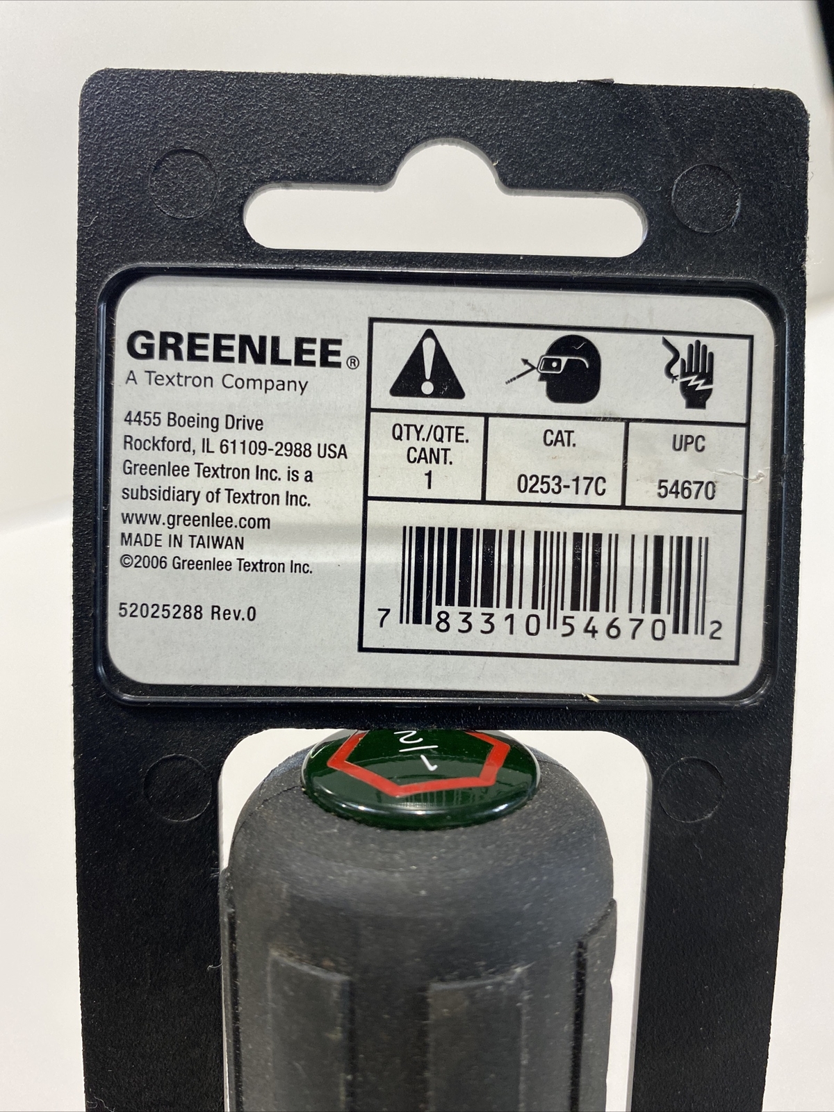 NEW ~~ Greenlee 0253-17C 1/2″ Nut Driver