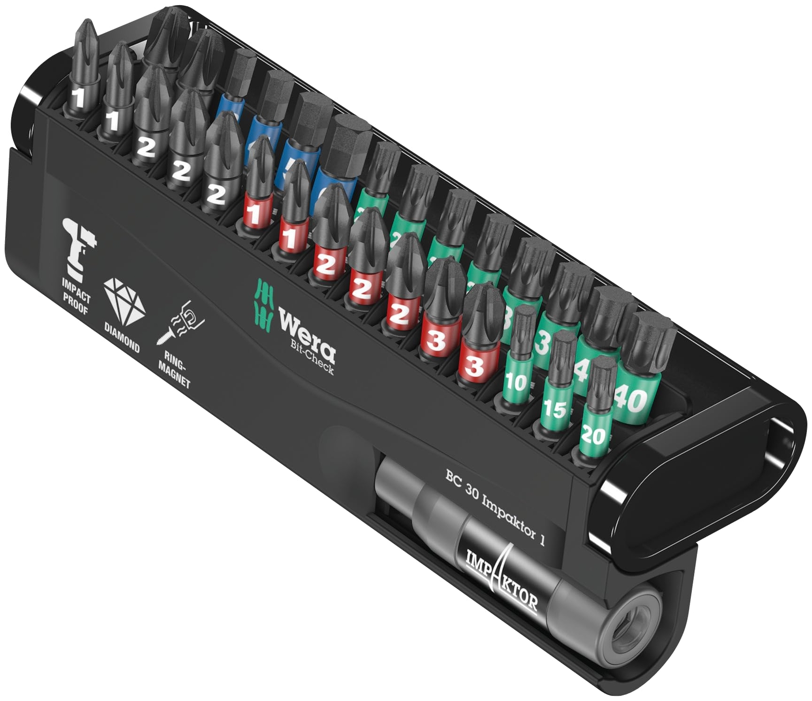 05057690001″impact 1″ Bitcheck Silver 30piece energy Clas