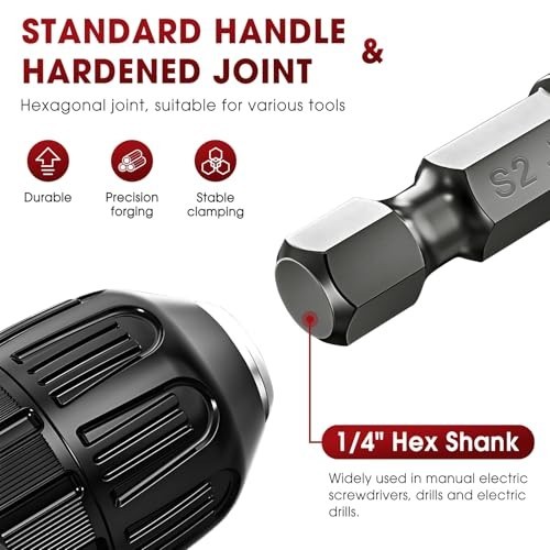 6-Piece Magnetic JIS Screwdriver Bit Set for Japanese Car, Motorcycle & Related