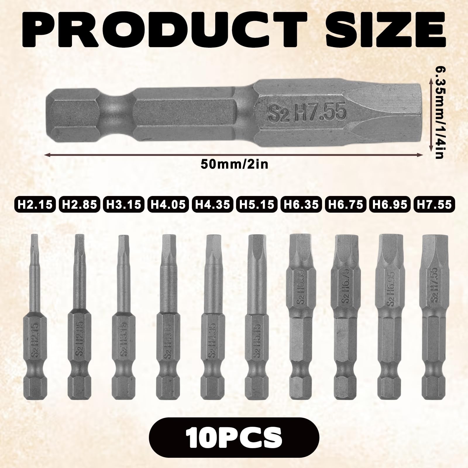 10PCS Security Screwdriver Bits Set, Magnetic Pentagon Head Screwdriver Bit S…