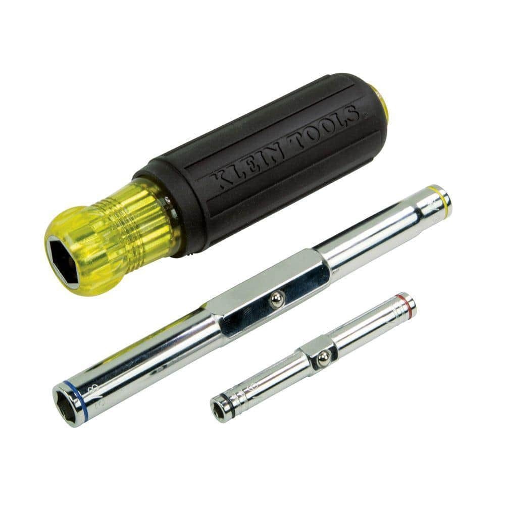 Klein Tools 32801 5-in-1 Multi-Bit Screwdriver / Nut Driver, Heavy Duty (New)