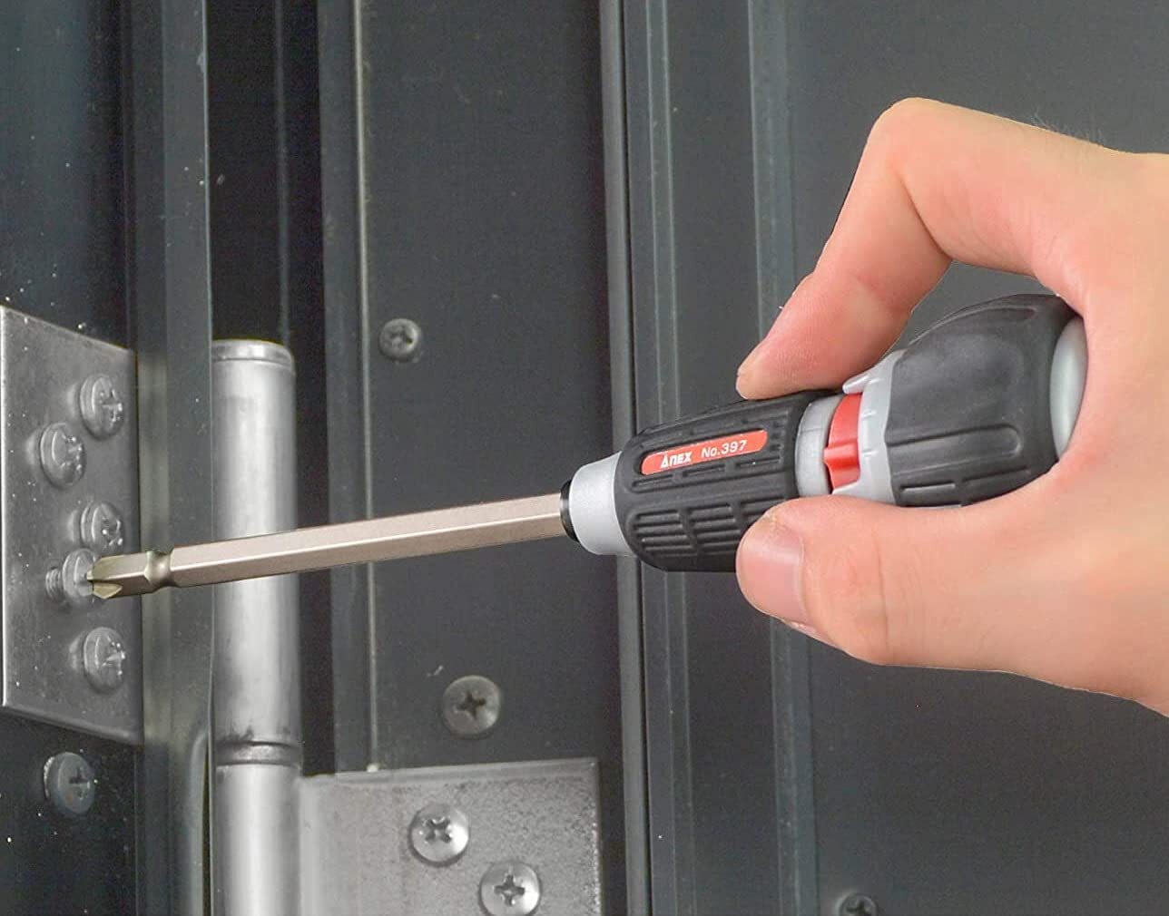 Black Gray Red 72 Ratchet Gears Screwdriver Heavy Duty Magnetic Bit Handle