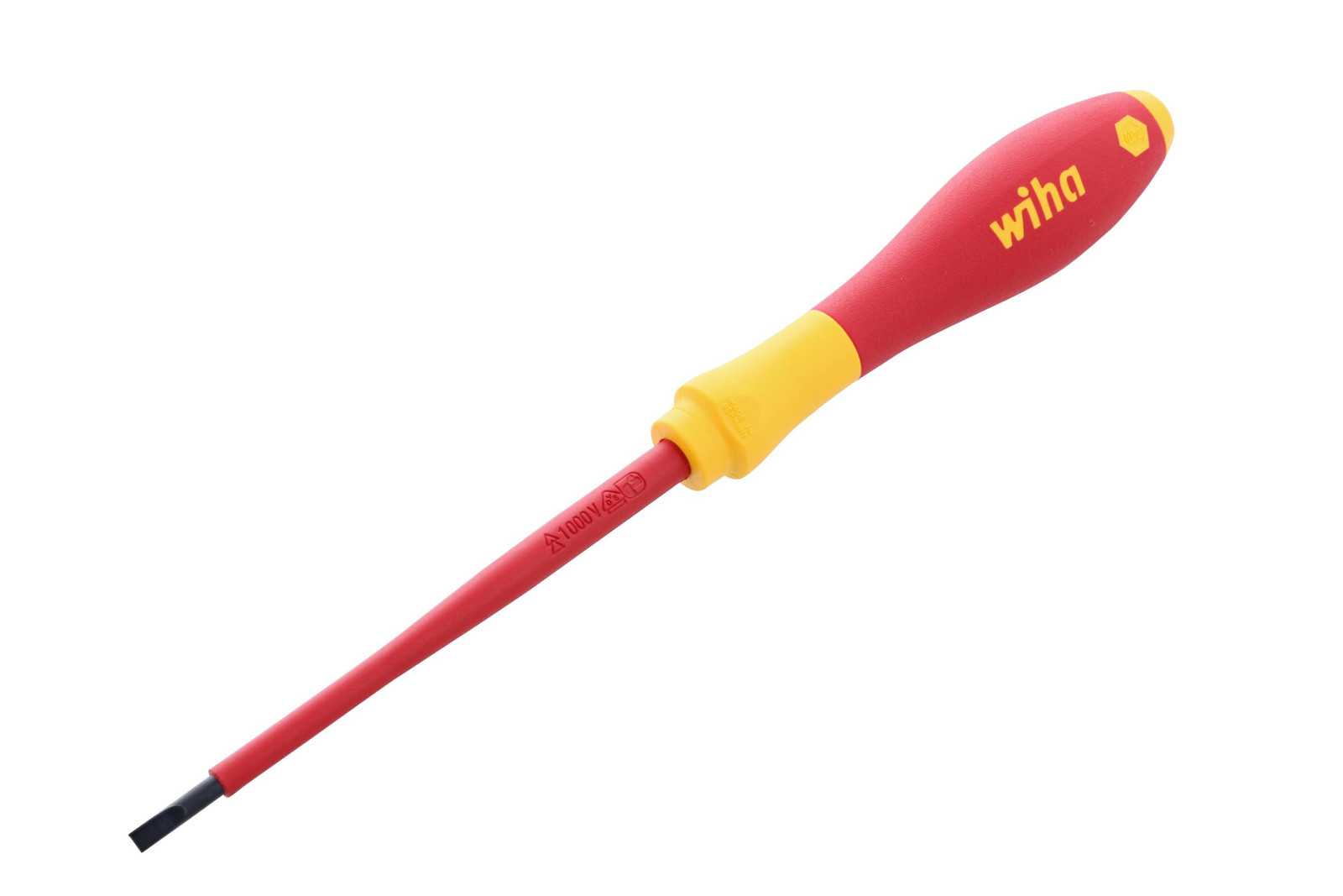 Wiha 32015 Insulated SoftFinish Red Slotted Screwdriver Home Improvement Tool