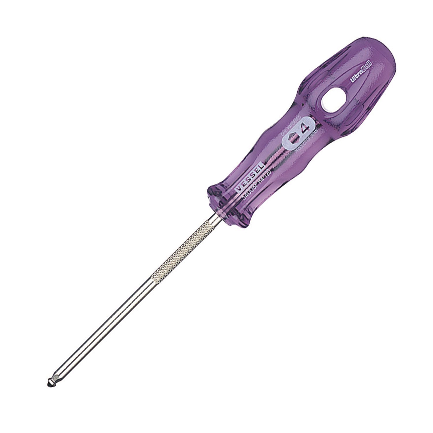 VESSEL Power Grip UltraBall Screwdriver H1.5 – 6 80-120mm No.B-5400BP