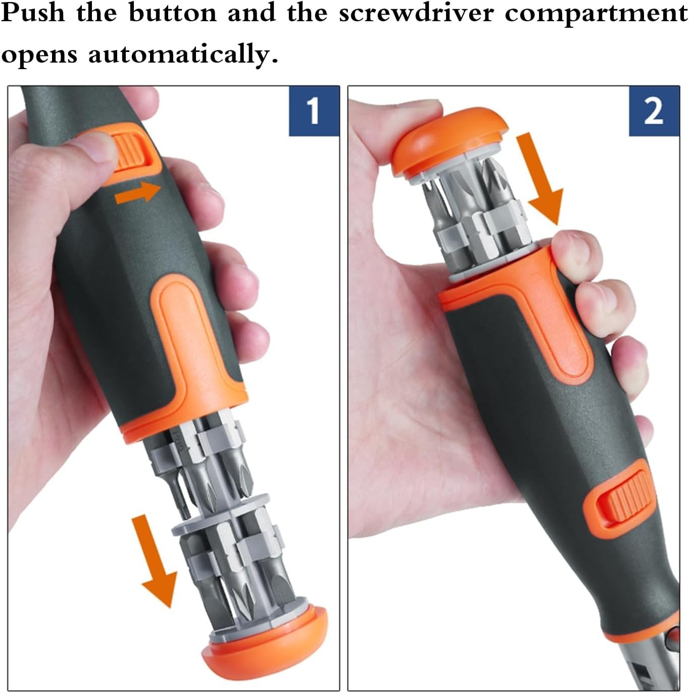 10 in 1 Ratchet Screwdriver Set, Household Bendable Ratcheting Screwdriver