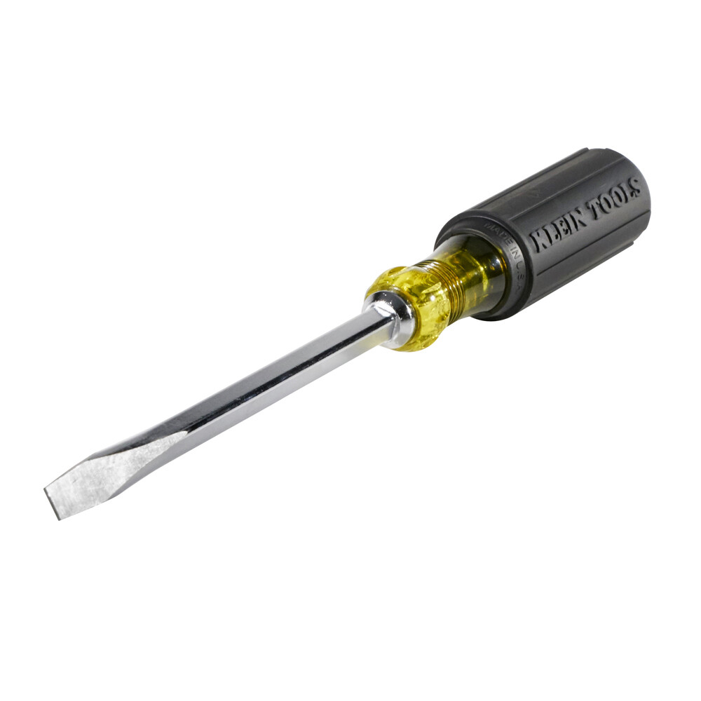 Klein Tools 600-6 5/16 in. Flat Head Screwdriver with 6 in. Square Shank