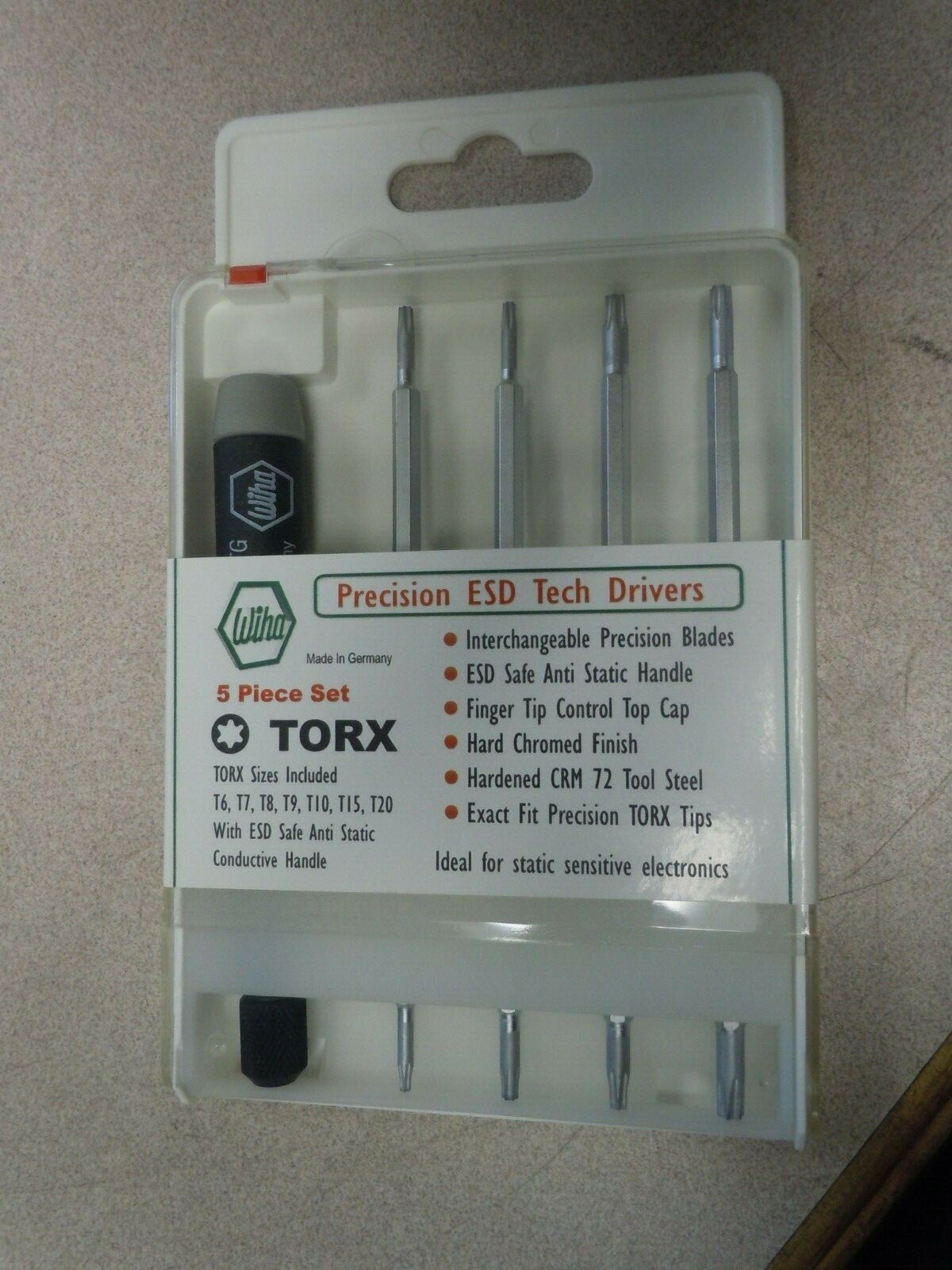 Precision Series Interchangeable Blade Sets Torx 5 Piece Part # 26995