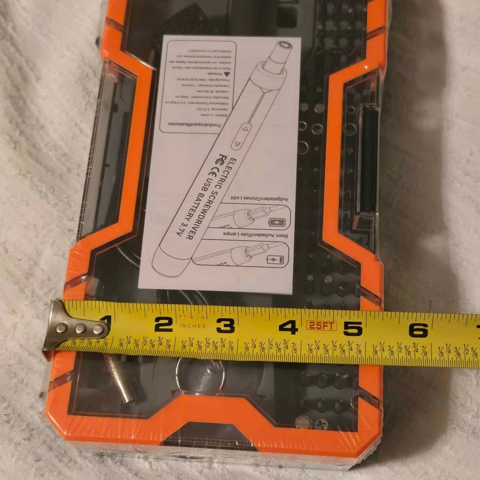 TK-S003 Multi-in-One Electric Screwdriver Tool Set 120 Piece NIB [66]