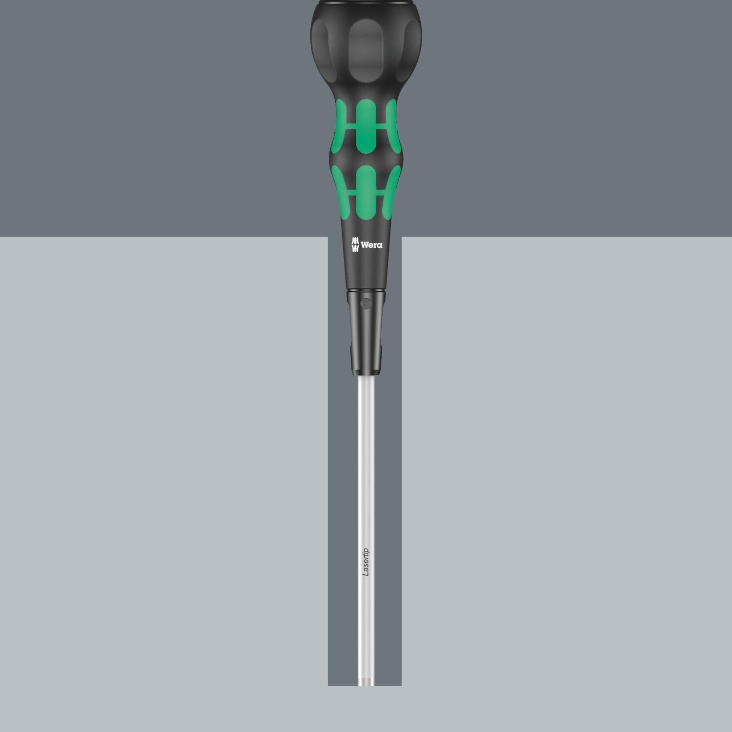 Wera 05007900001 Kraftform Ball-Grip Workshop Slotted Screwdriver, 6 x 100 mm