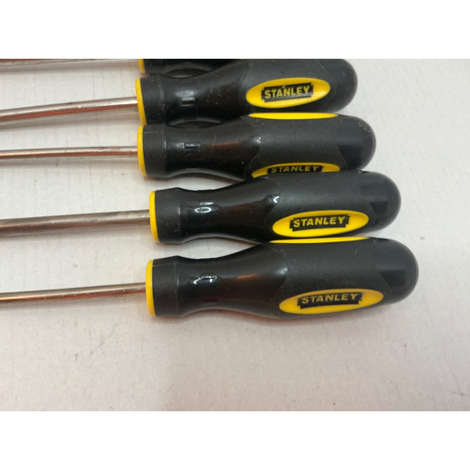 Stanley Screwdriver Set 6 Piece Phillips Slotted Flathead Hand Tools Black Yello