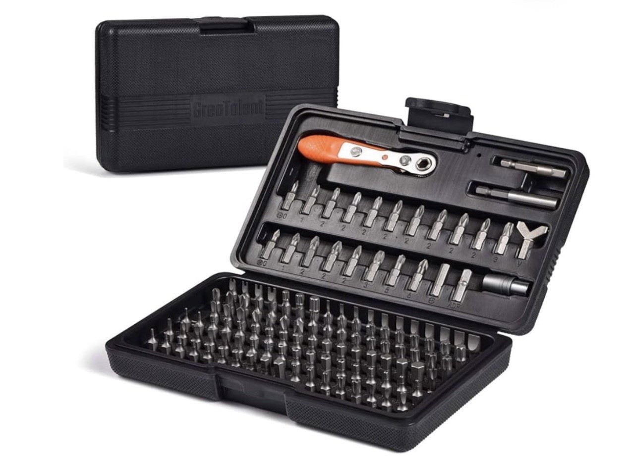 133in1 Mini Ratchet Wrench Screwdriver Bit Set with 1/4″ Hex Shank