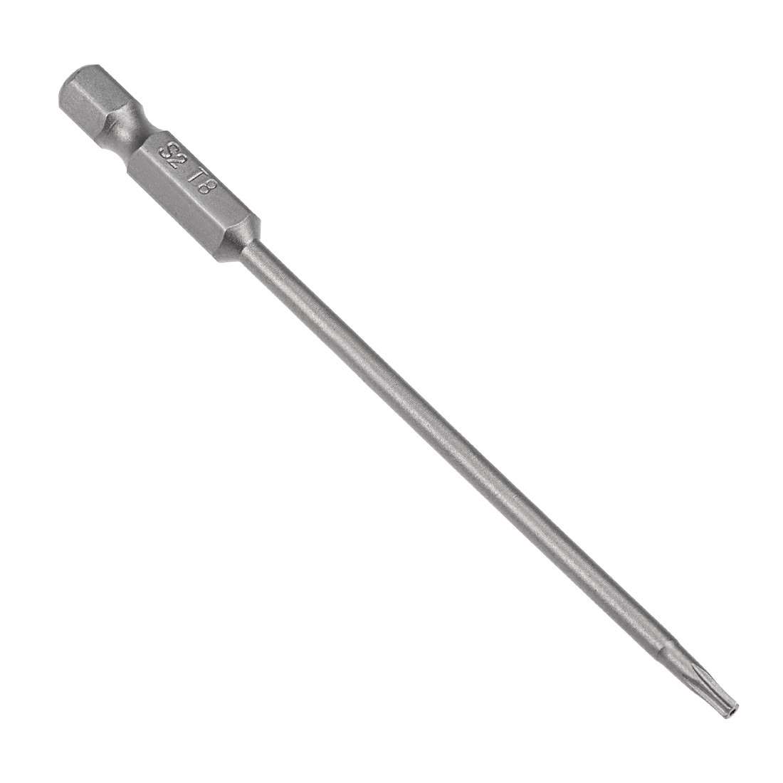10 Pcs 1/4″ Hex Shank T8 Magnetic Security Torx Screwdriver Bits 100mm Length
