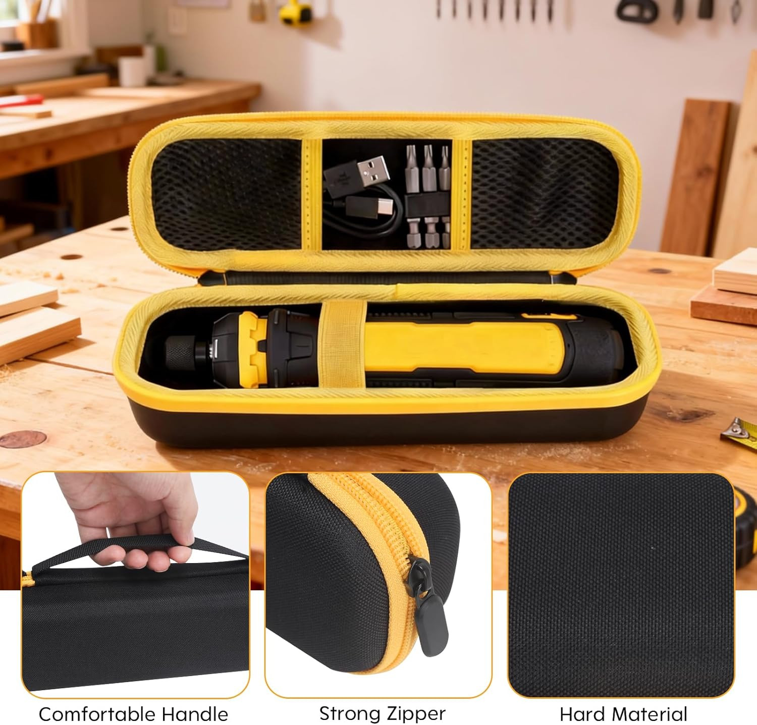 Case for DEWALT Cordless Screwdriver and Screwdriving Bits(Dwht66719),With In…