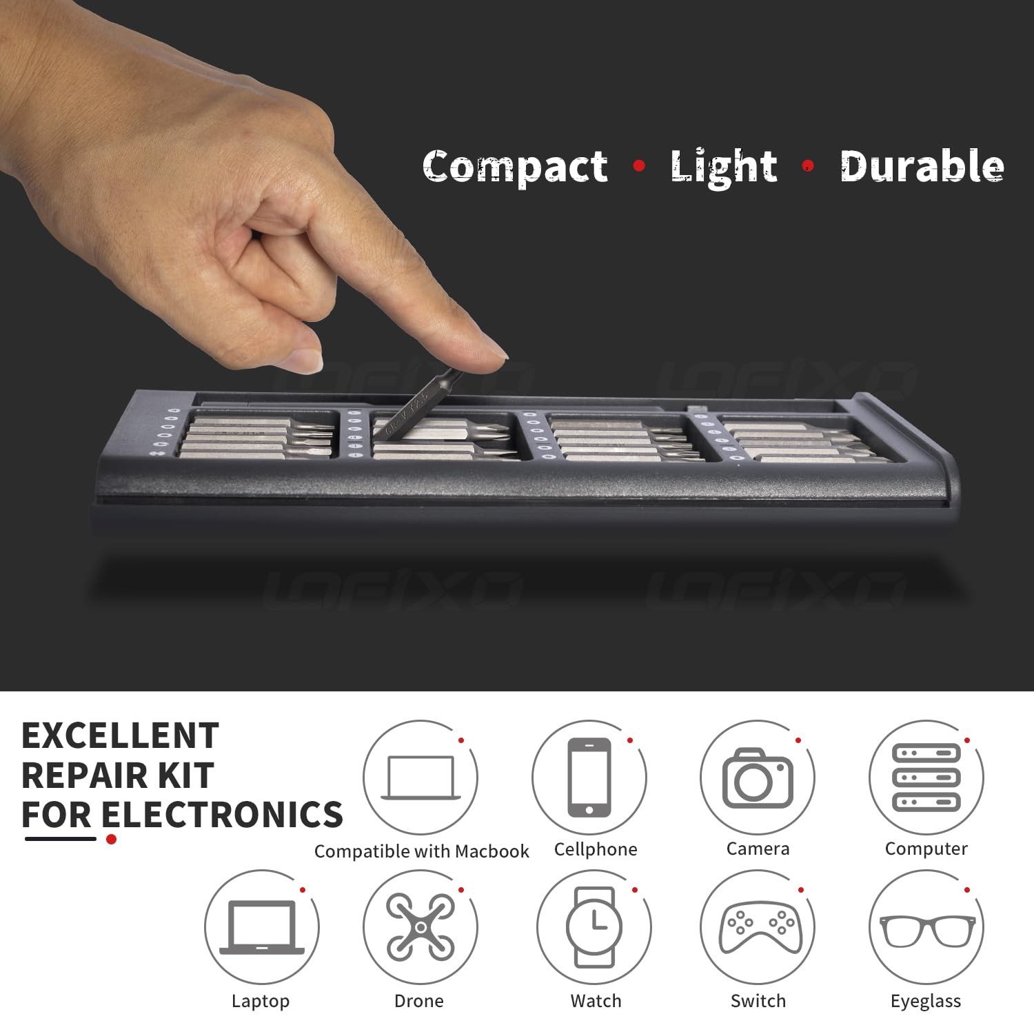 Precision Screwdriver Set, All-in-One Magnetic Tools for iPhone, Mac, PS4, Xbox,