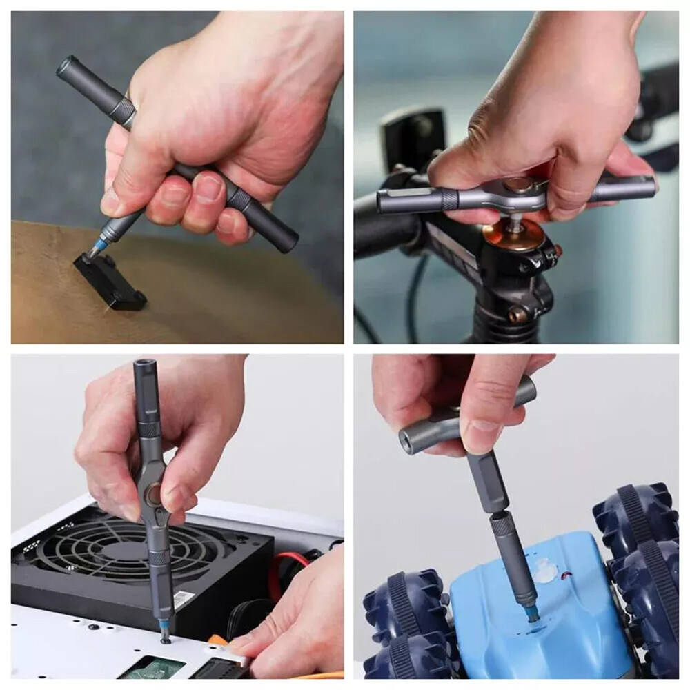 25Pcs 24 in 1 Multifunction Screwdriver Head Set Household Repair Ratchet Wrench