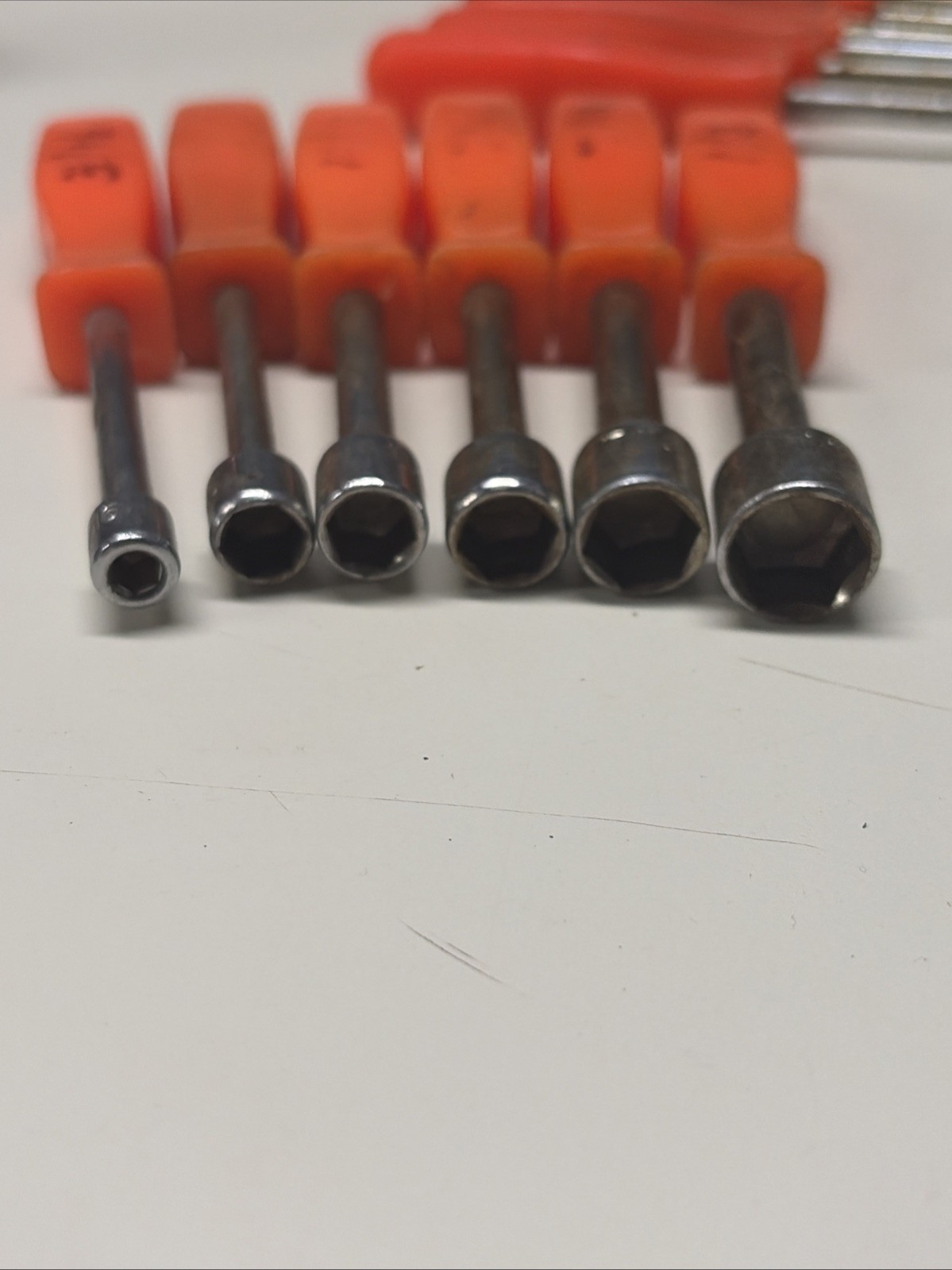 Lot Of 13 Cummins Pro Industrial Nut Drivers Tools SAE Metric Orange #9C