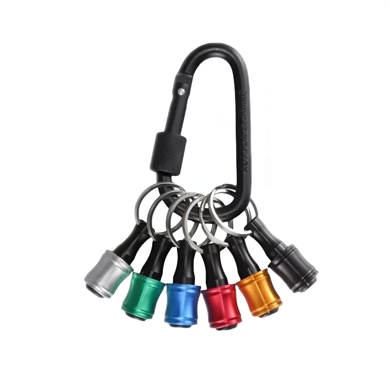 28PCS 1/4″ Hex Shank Quick Release Keychain, Screwdriver Drill Bit for Holder