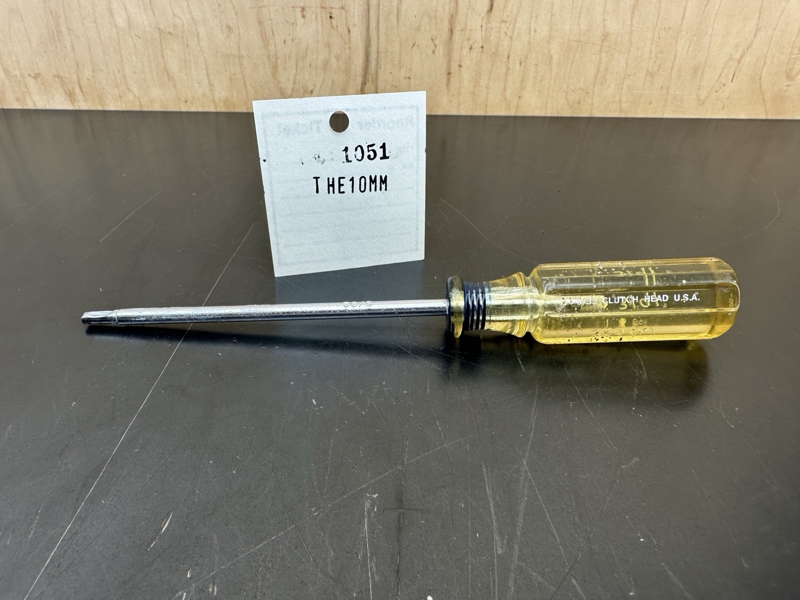 Used Vtg Craftsman 5/32″ Clutch Head Screwdriver 41135 Vanadium WF Made in USA