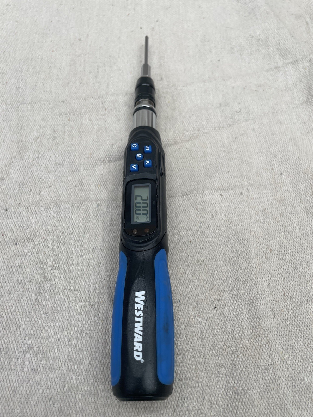 Westward 6Paf5 Torque Driver, 1/4″, 1.77 To 35.39 In.-Lb.