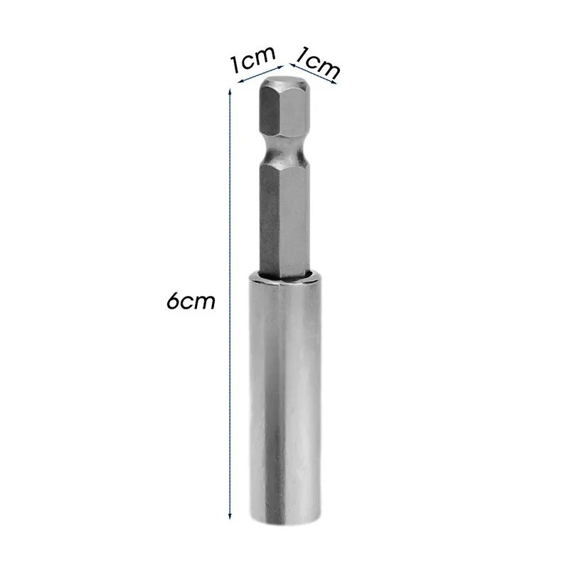 Magnetic Screwdriver Bit Holder Extension Rod Hex Shank Tool 1/10PCS