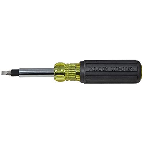 Klein Tools 32557 Multi-Bit Screwdriver / Nut Driver, 10-in-1 with Shafts