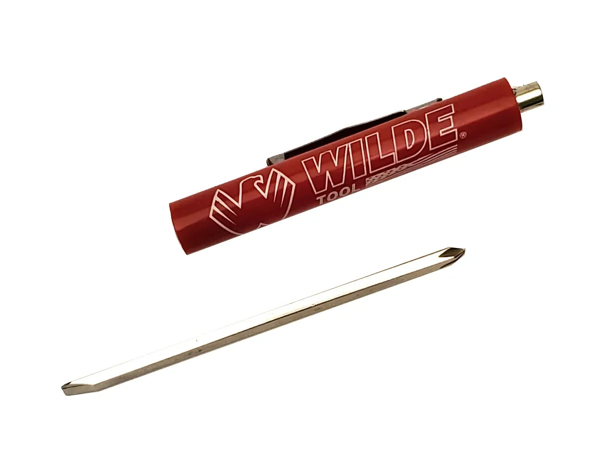 Wilde Reversible Pocket Screwdriver w Magnet 5″ 2032 Made in USA