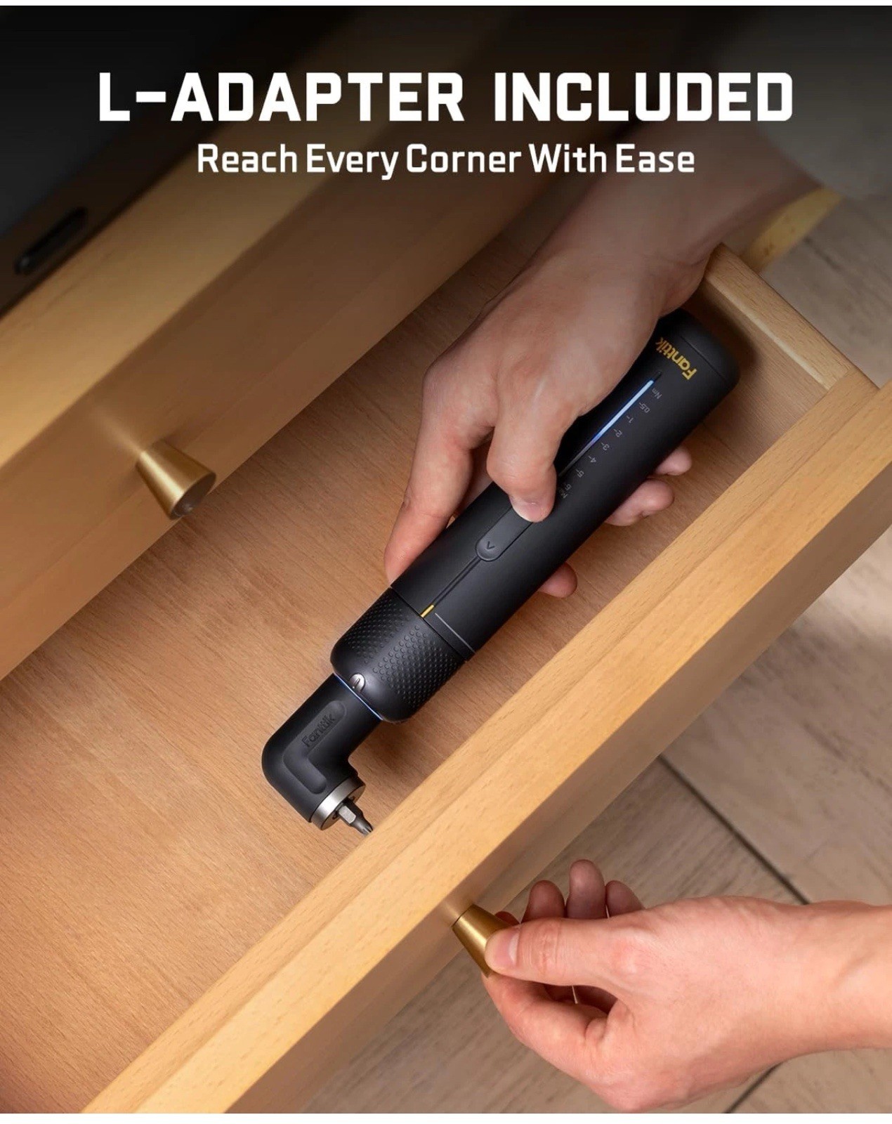 Fanttik S2 Pro 3.7V Electric Screwdriver, Cordless Screwdriver Set, 7 Torque Set