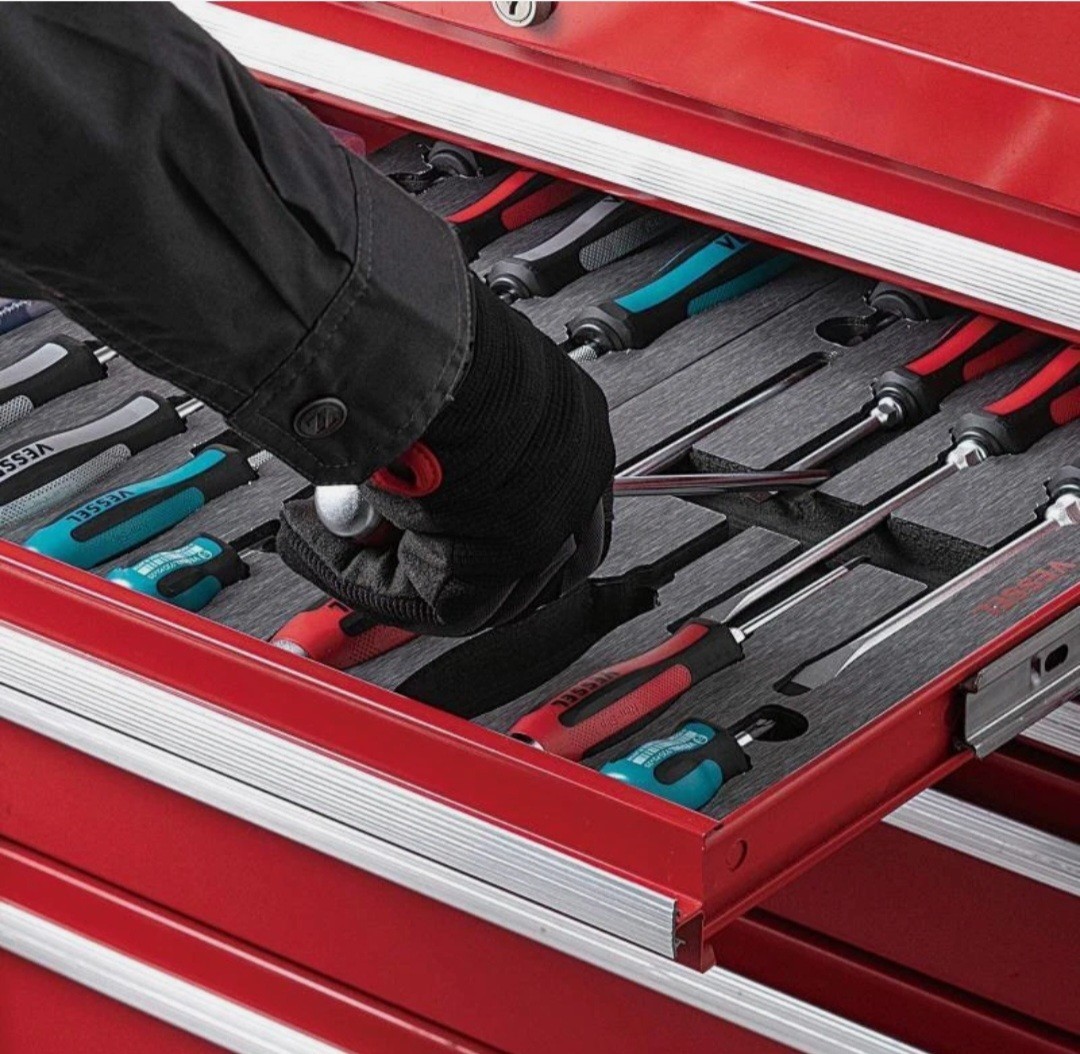 VESSEL MEGADORA Tang Thru professional quality 8p Screwdriver Set 9308EVA Japan