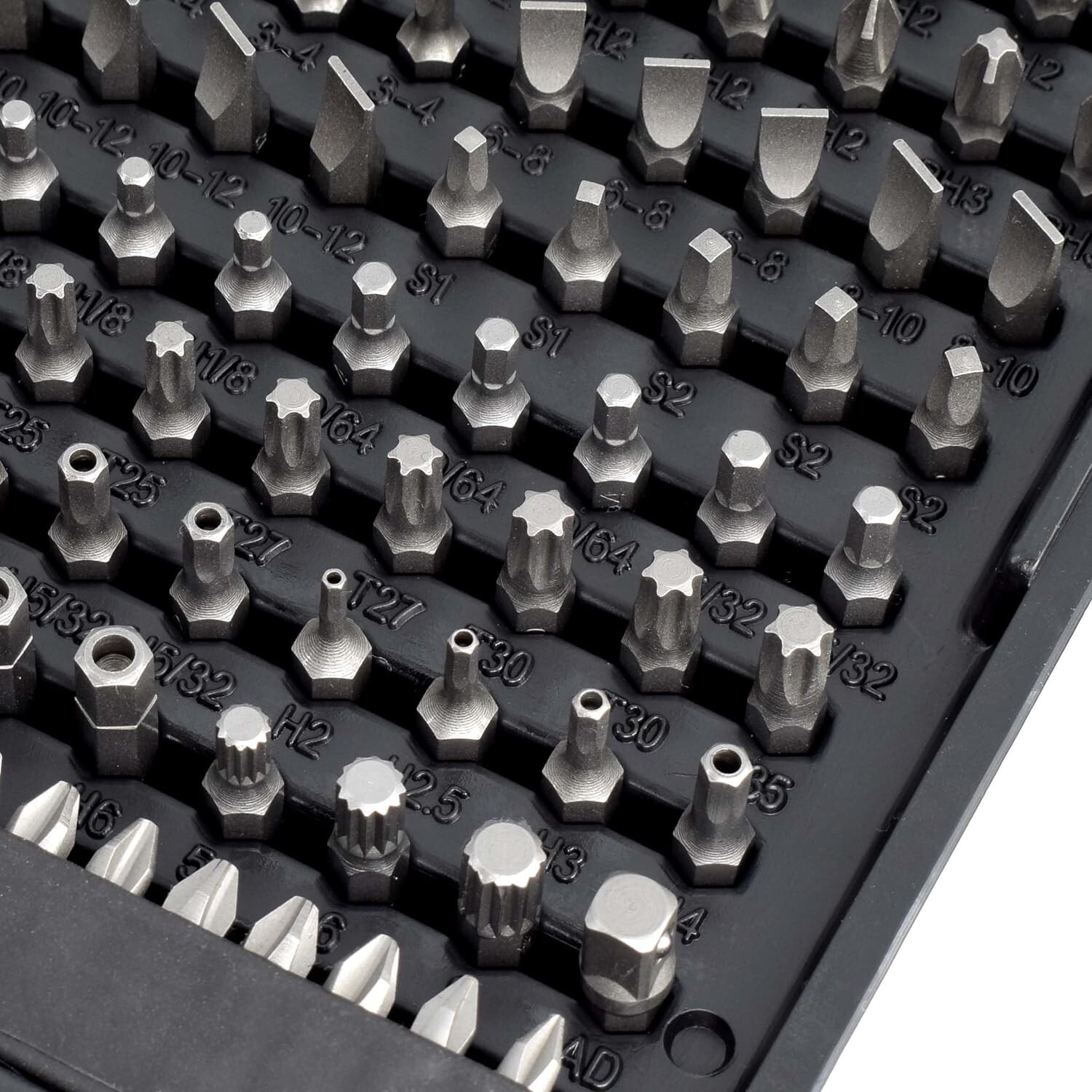 MEJOR Juego De Puntas De Destornillador Casa Garaje Screwdriver Bit Set 236 pc