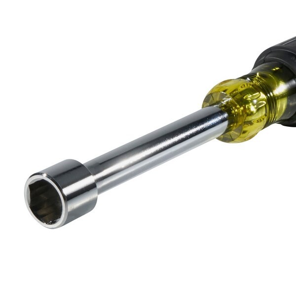 Klein Tools 630-9/16 9/16-Inch Hollow Shaft Nut Driver 4-Inch Shaft