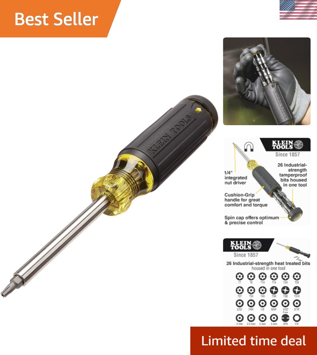 Industrial Strength 27-in-1 Tamperproof Screwdriver for Home Improvement