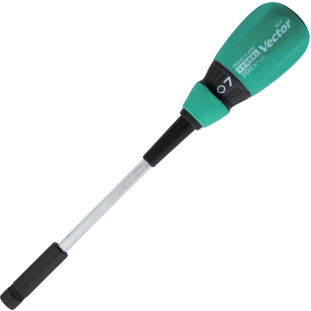 VESSEL Vector nut Driver No.B-290NT Opposite side 7.0mm NEW from Japan