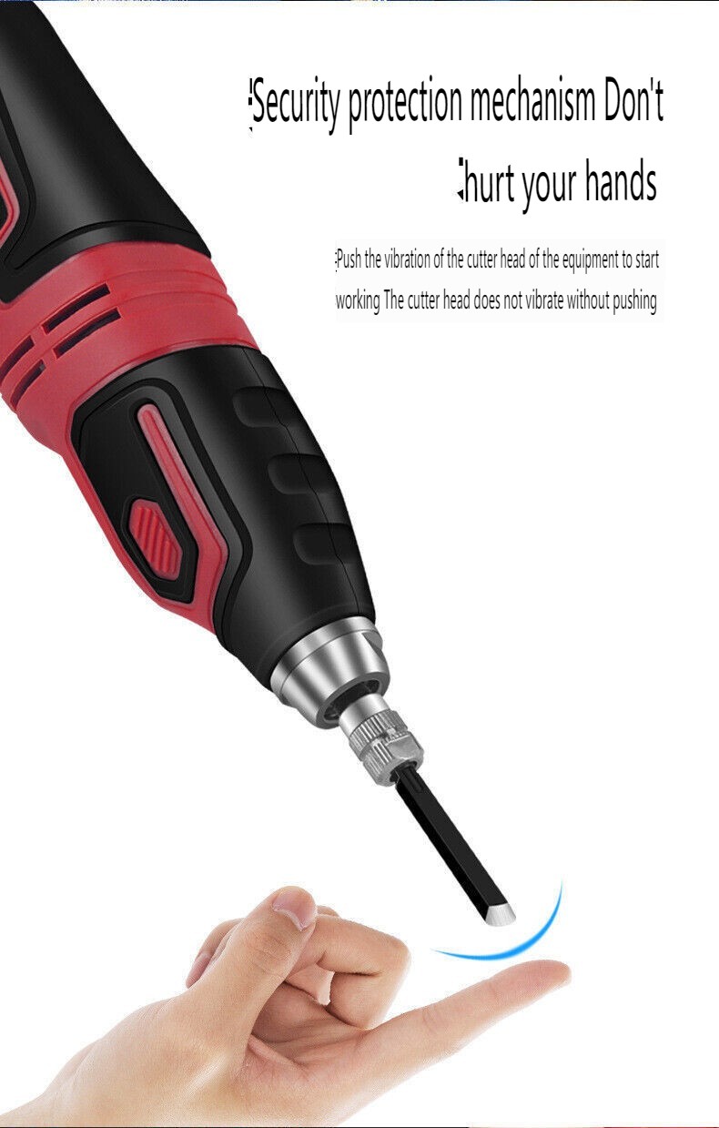 220V Electric Woodworking Carving Knife Portable Carving Hand Carving Tool