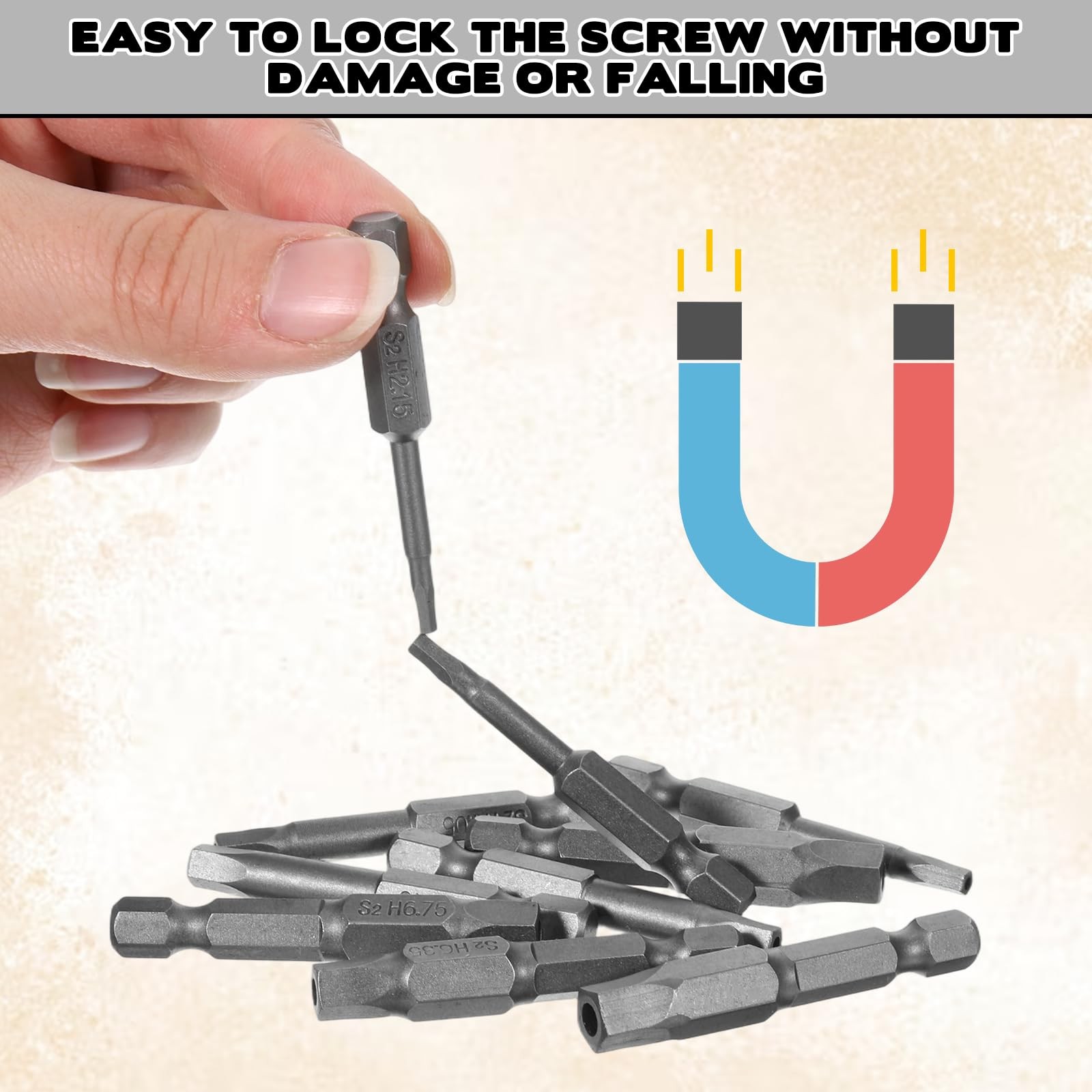 10PCS Security Screwdriver Bits Set, Magnetic Pentagon Head Screwdriver Bit S…