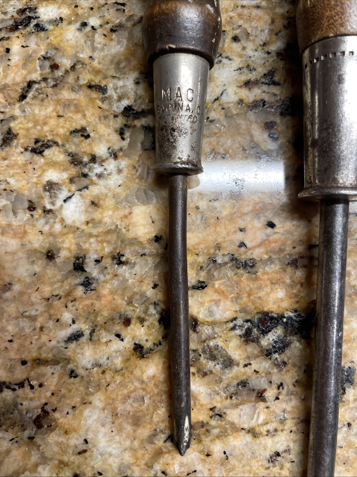 Wood Handle Screwdrivers Vintage Lot Of 3