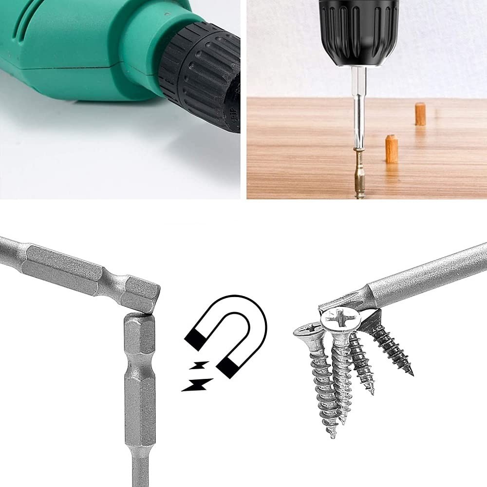 12 Piece Torx Screwdriver Set T6-T40, 1/4″ Magnetic Torx Set with Hole S2 Ste…