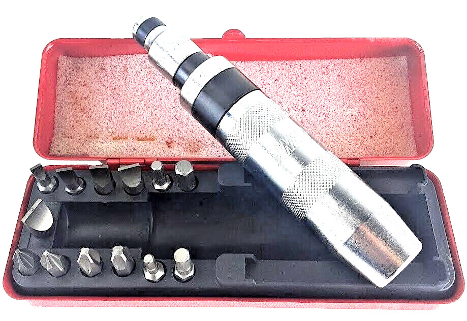 14PcMANUAL 1/2″ Impact Driver Heavy Duty Screw Remover Reversible Tightening Set