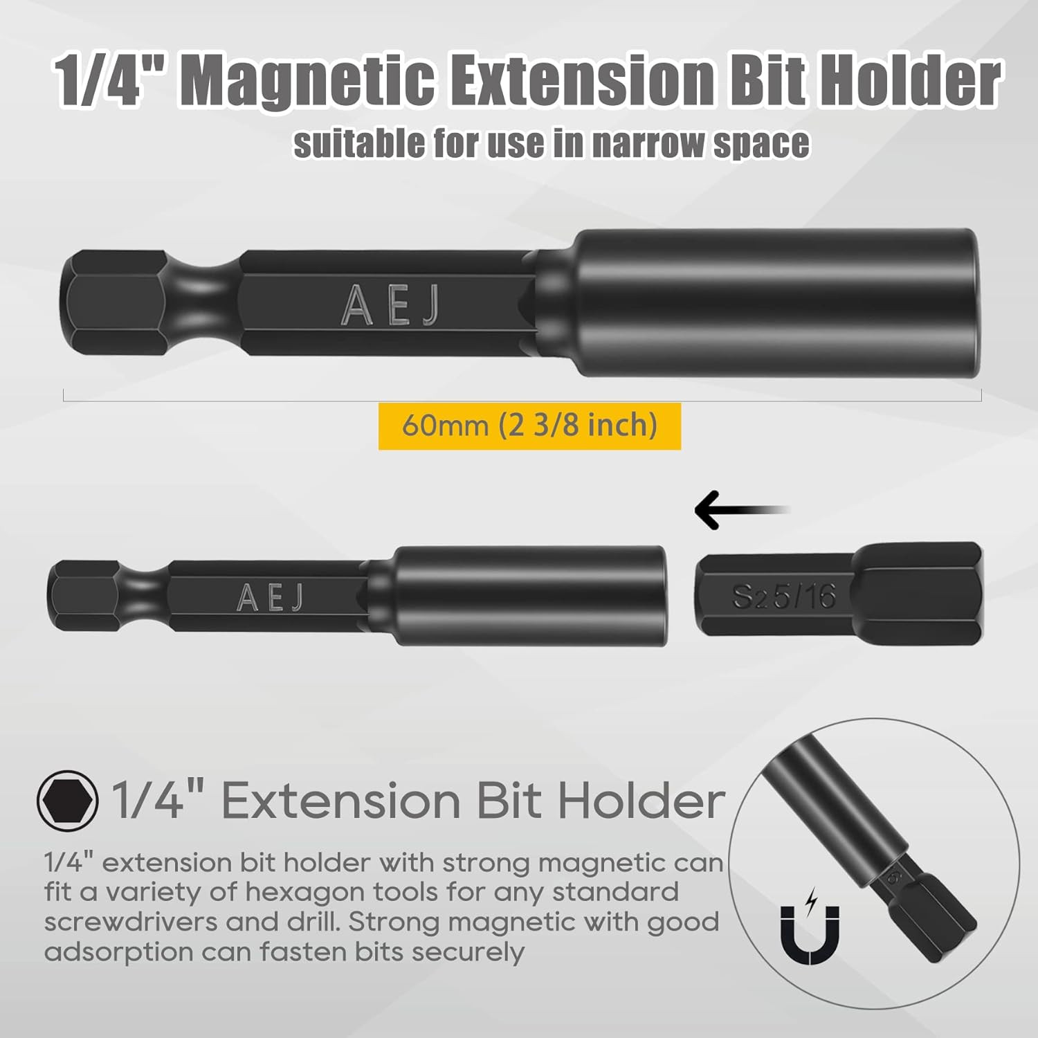 49-Pack Screwdriver Bit Set, Hex Head Drill Bit Set, Torx Square Slotted Phillip