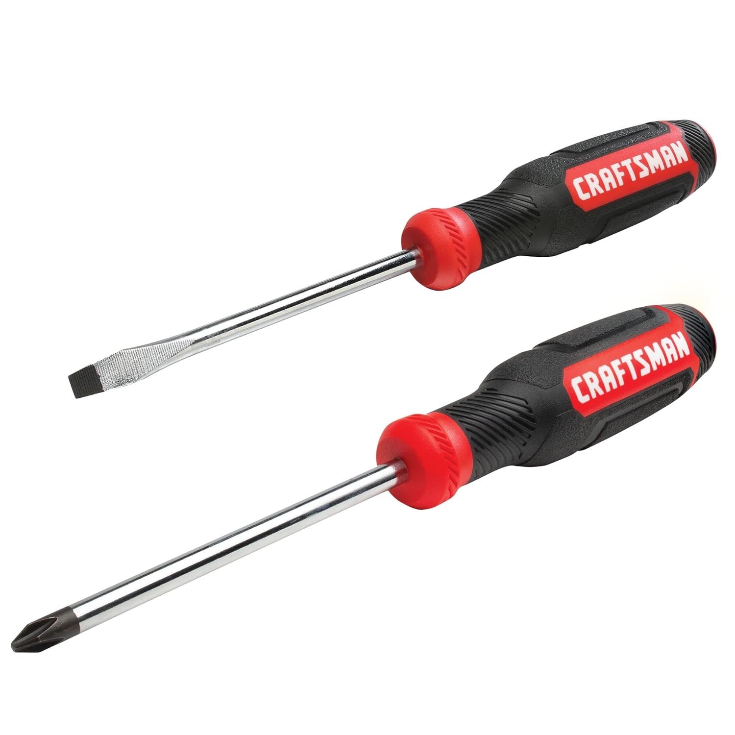 Craftsman Screwdriver Set Phillips Flathead 2 Piece Bi-material Hand Tools