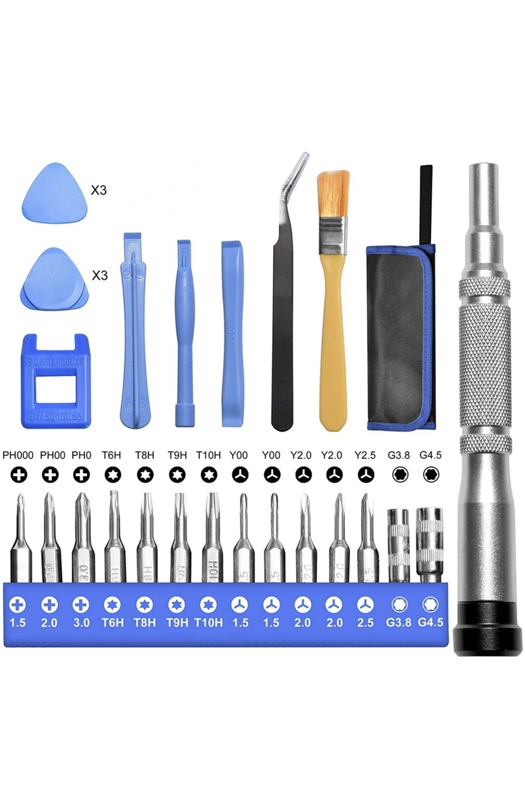 3.8mm+4.5mm Screwdriver Bits For NES SNES N64 Game Boy Nintendo Switch Tool kit