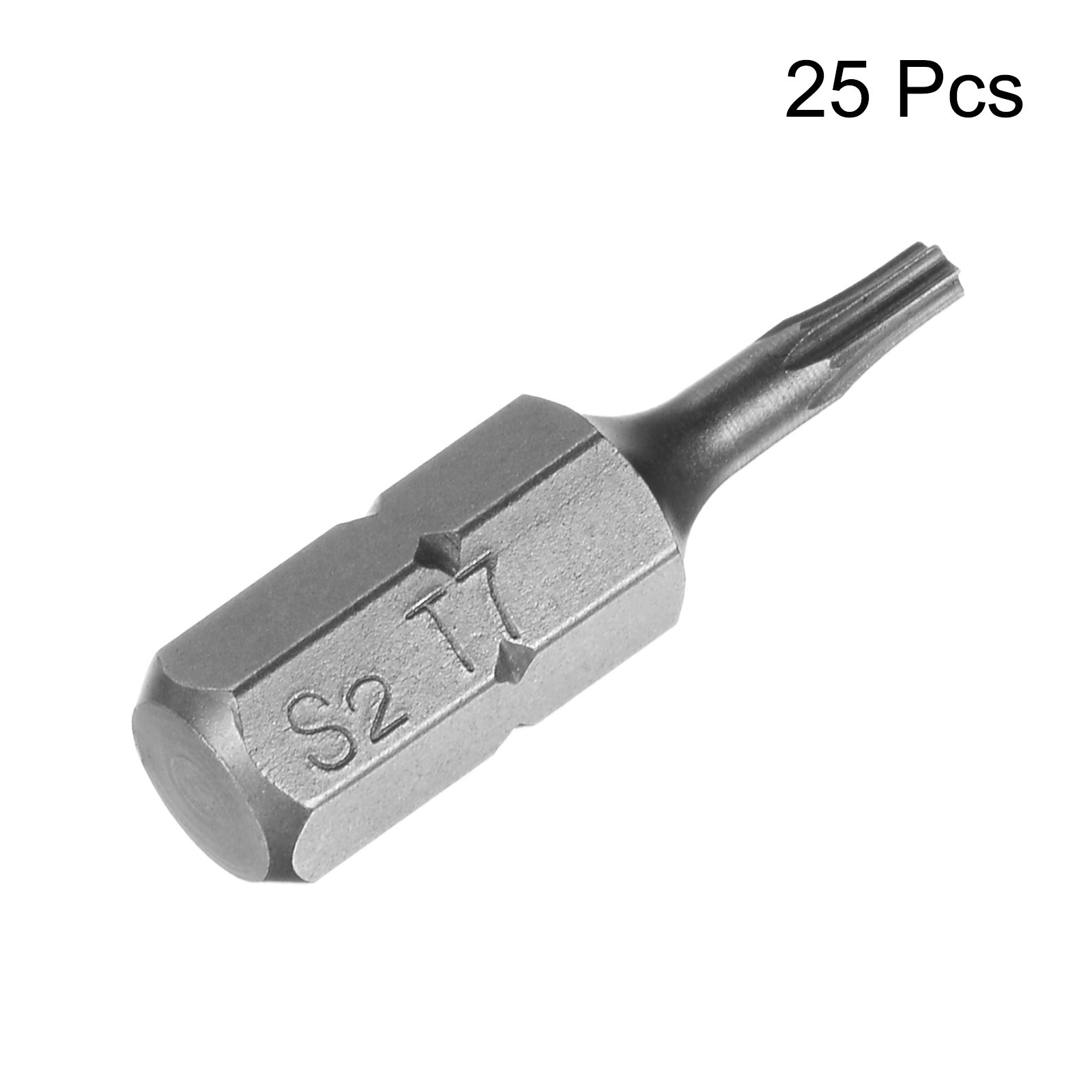 25pcs Torx Bits 1/4″ Magnetic Screwdriver T7 Screw Driver Bit S2 Alloy Steel