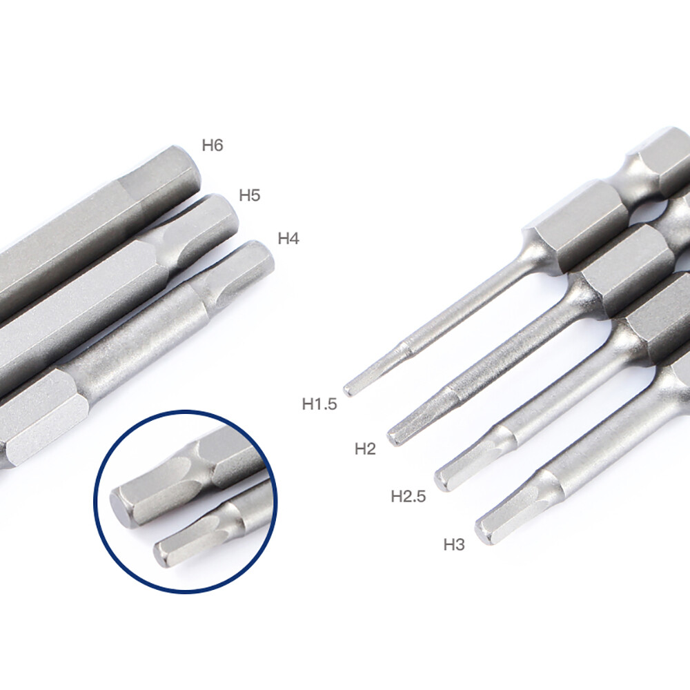 1/4″ Hex Shank Hex Key Allen Bit Impact Driver Power Drill Magnetic Screwdriver