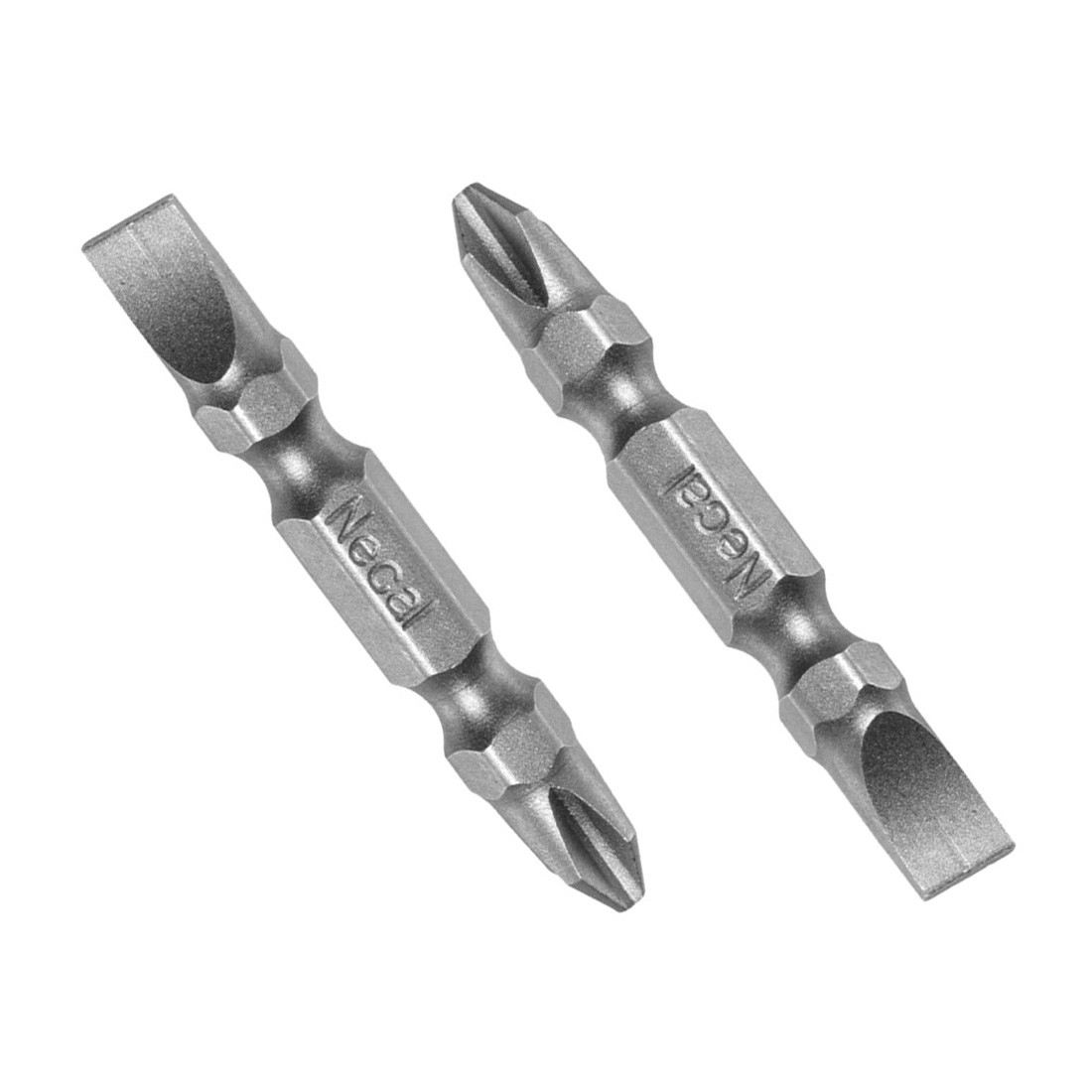 5 Pcs 1/4″ Hex Shank 1.97″ Length PH2/SL6 Magnetic Double Ended Screwdriver Bit